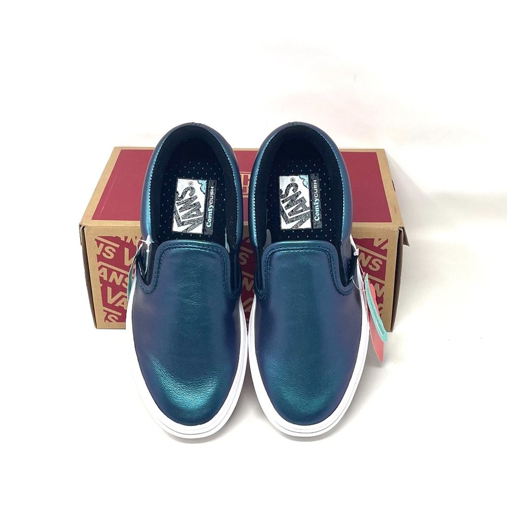 VANS Shoes Comfy Cush Mystic Night Sky Color Metal Touch Shoes Women VN0A3WMD8U5 - Picture 5 of 12